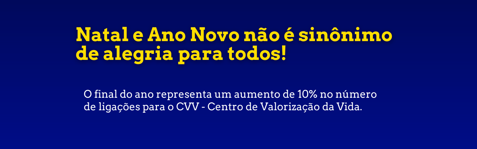 Por que algumas pessoas ficam deprimidas no final de ano?